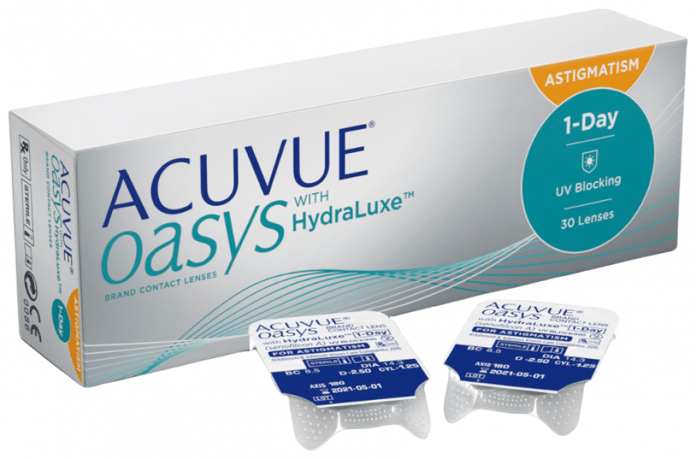 ACUVUE Астигматические линзы OASYS 1-Day with HydraLuxe for Astigmatism