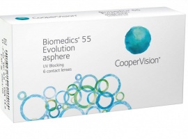 Контактные линзы Biomedics 55 Evolution asphere 6 линз
